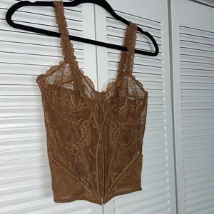 PLT- Lace Corset Top-NWT